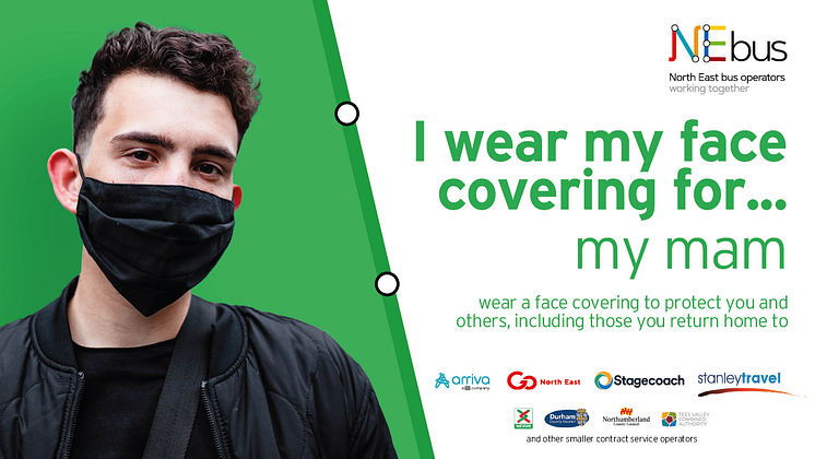 NEbus, Nexus and local authorities come together to highlight face covering message with face covering awareness week