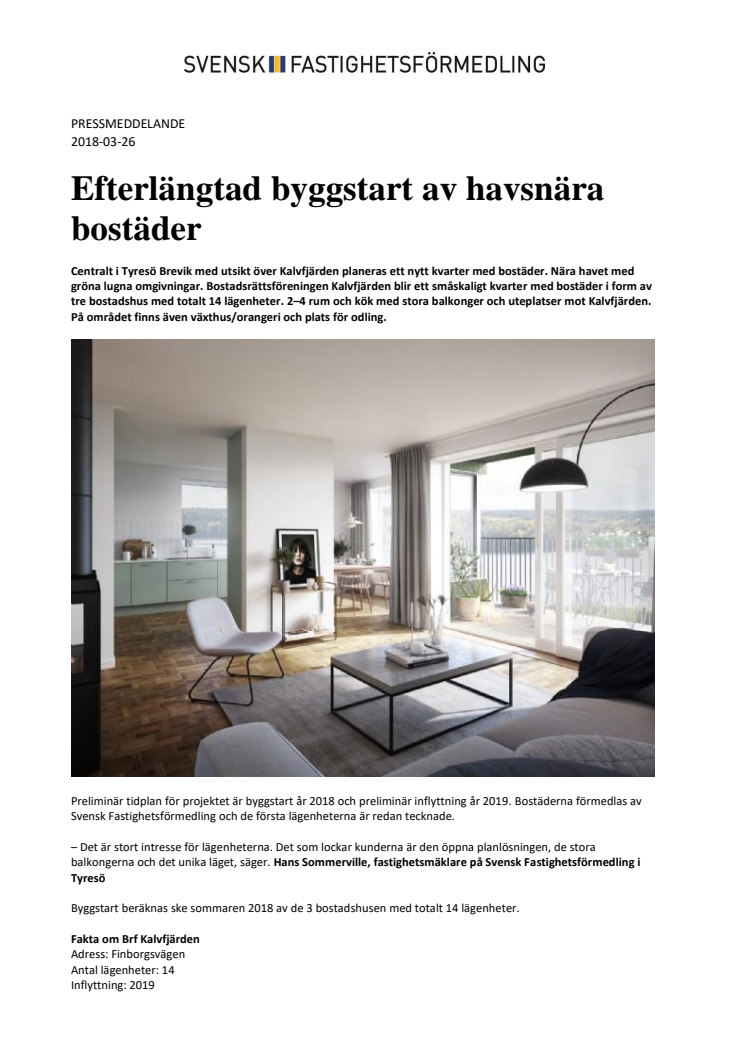 Efterlängtad byggstart av havsnära bostäder