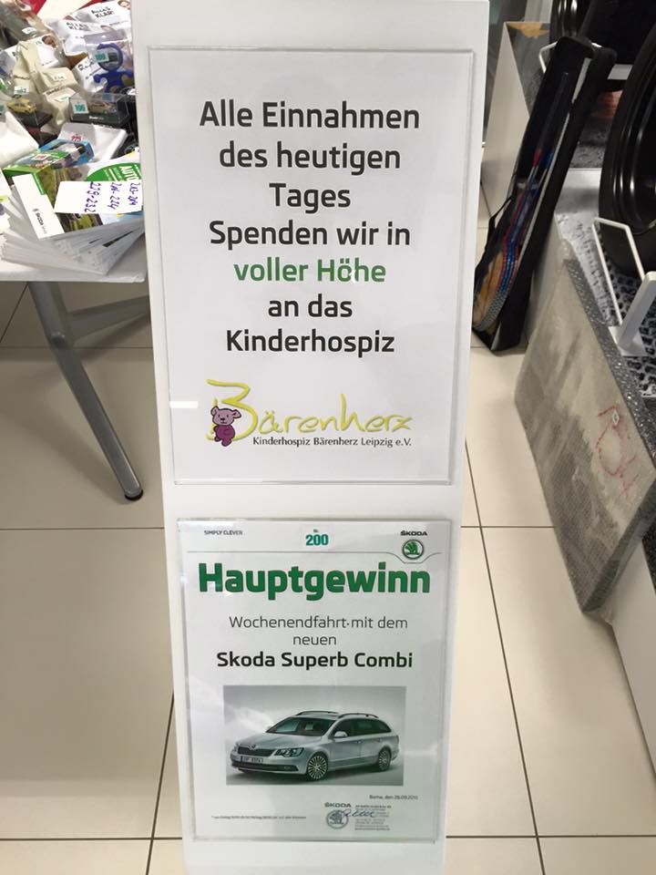 Bärenherz erhält Spende vom Autohaus Gohlke zum 25. Betriebsjubiläum 