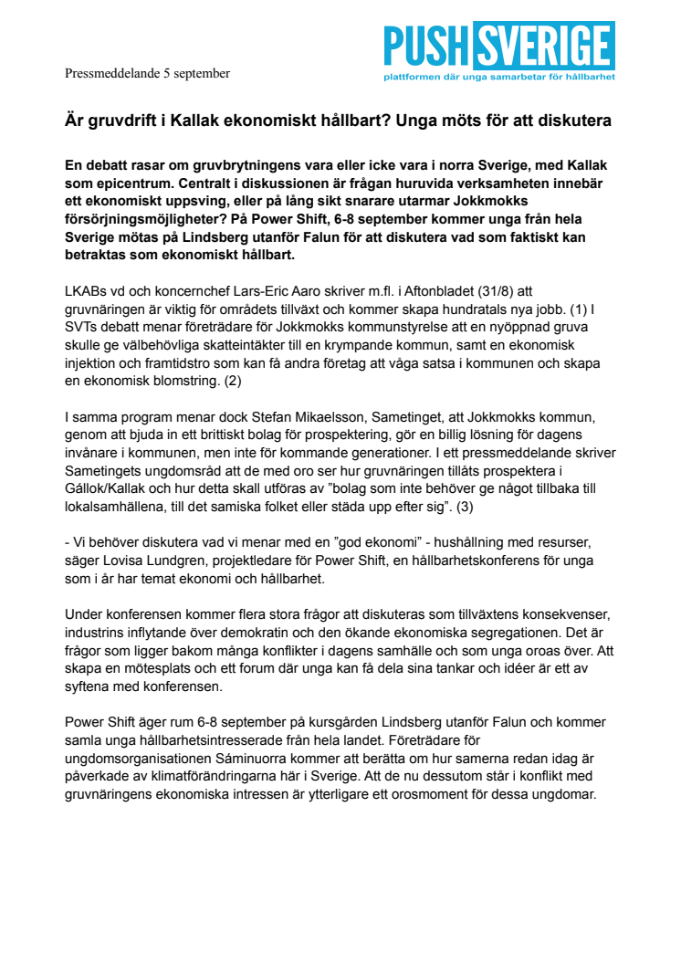 Är gruvdrift i Kallak ekonomiskt hållbart?