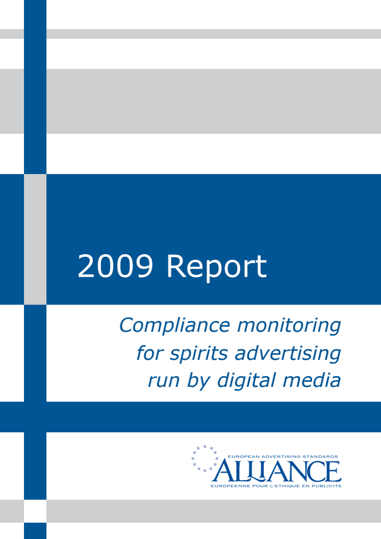 EASA - Compliance monitoring for spirits advertising run by digital media_2009