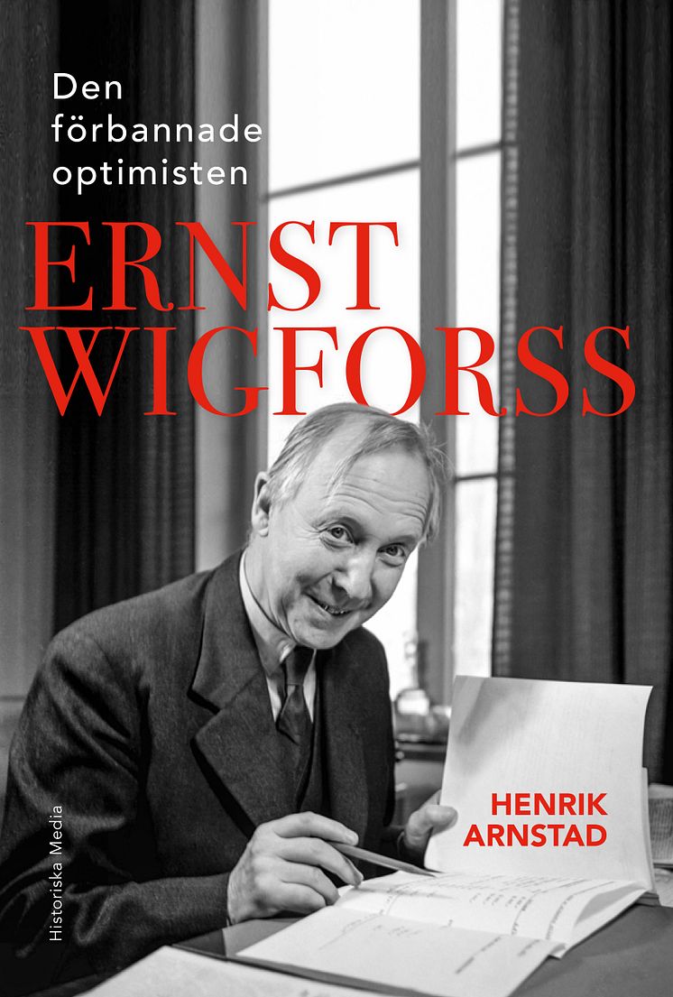 Den förbannade optimisten Ernst Wigforss omslag