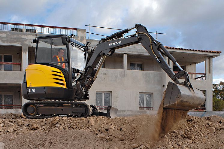 Volvo EC27C minigrävare