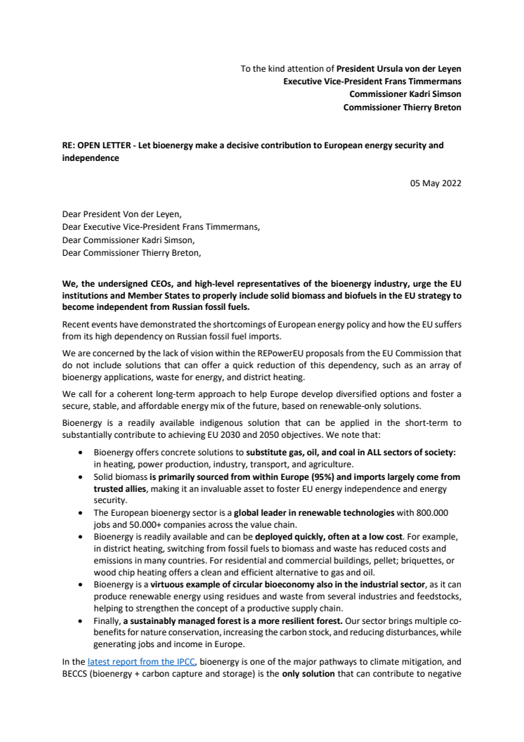 Open letter from CEOs on importance of bioenergy_May22_final.pdf