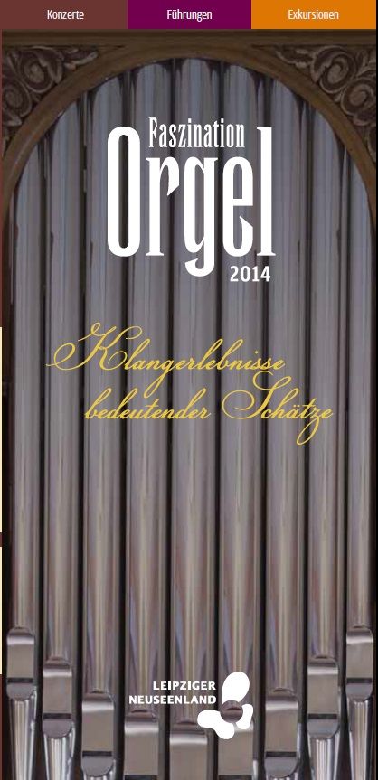 Faltblatt „Faszination Orgel 2014“