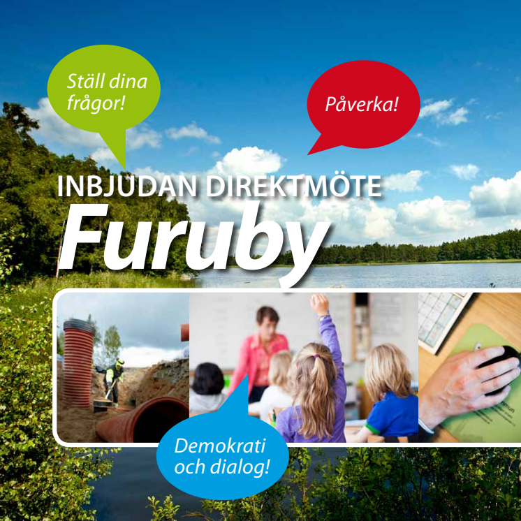 Pressinbjudan: Direktmöte i Furuby