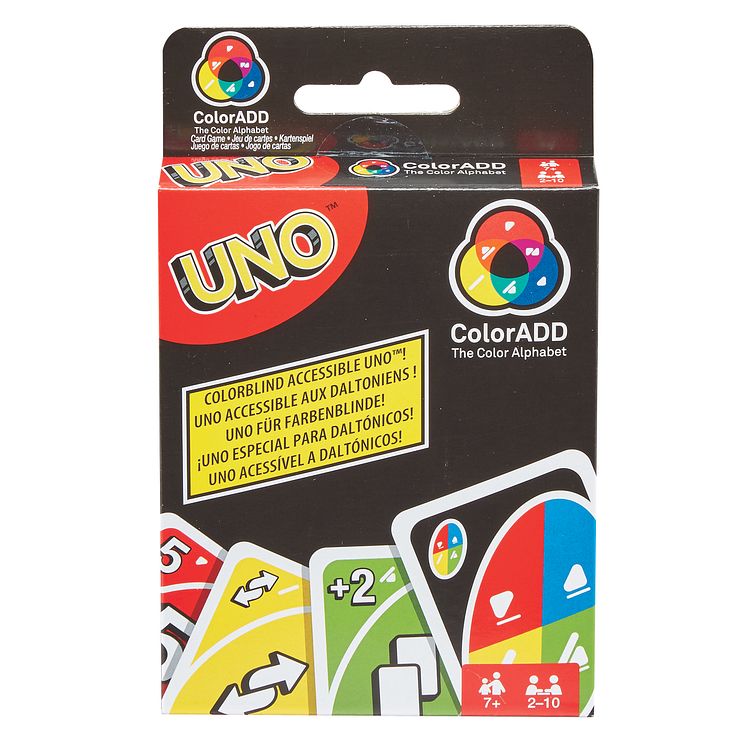 UNO ColorAdd mit Farbsymbolen