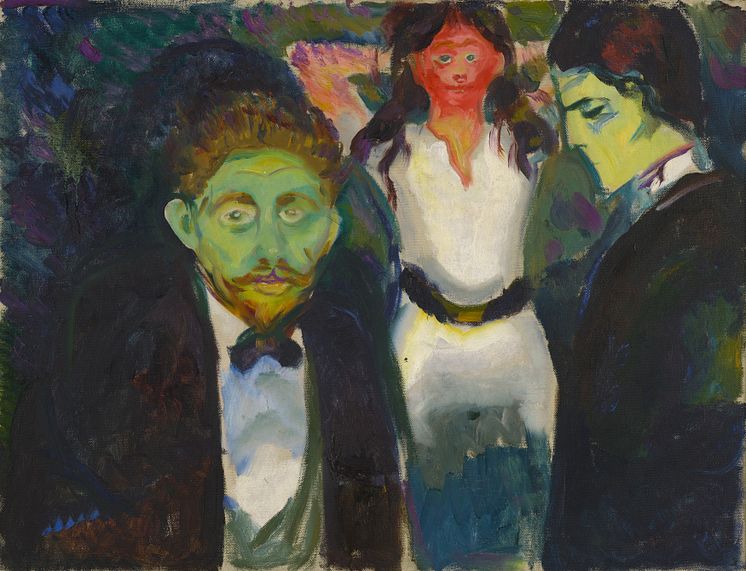 Edvard Munch: Sjalusi / Jealousy (1927?)
