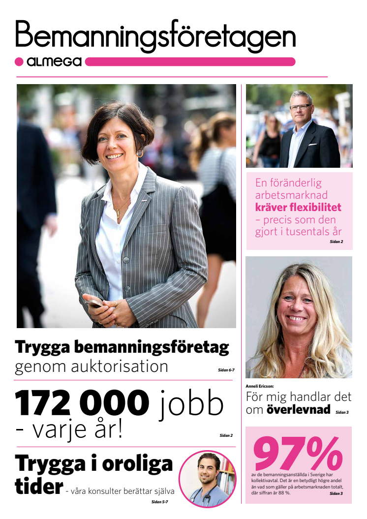 Tidning Bemanningsföretagen