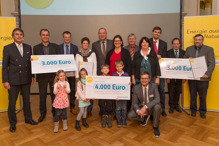 Bürgerenergiepreis Oberpfalz 2014 - Gruppenfoto