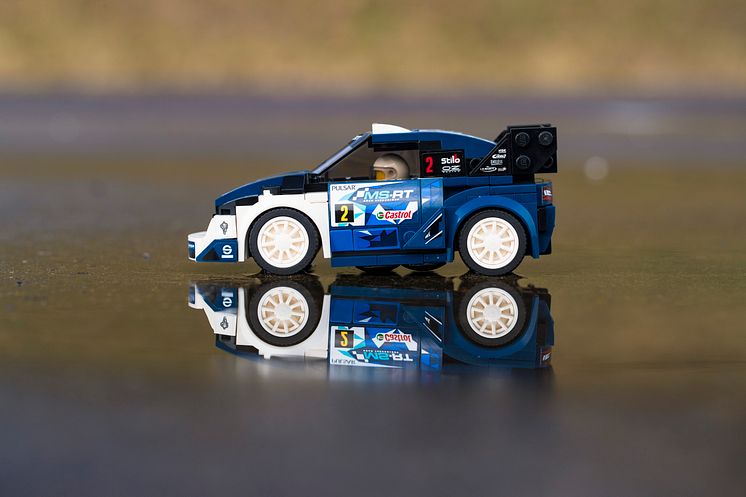 M-Sport Ford Fiesta WRC rallybilen fejres med Lego-version