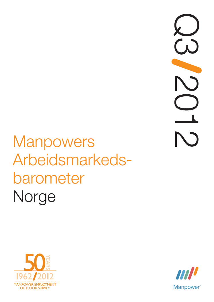 MEOS - Manpower Arbeidsmarkedsbaromenter Norge