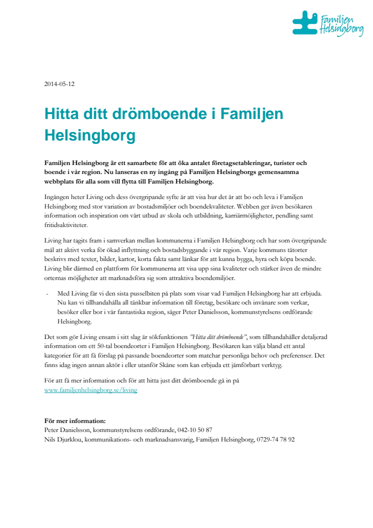 Hitta ditt drömboende i Familjen Helsingborg 