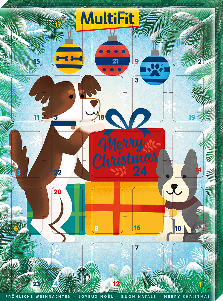 MultiFit Adventskalender für Hunde, UVP: 4,99 €