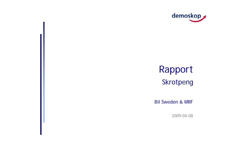 83 procent vill ha en skrotpeng - undersökningsresultatet i diagram