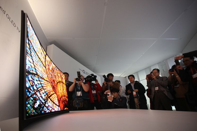 Samsung curved oled tv