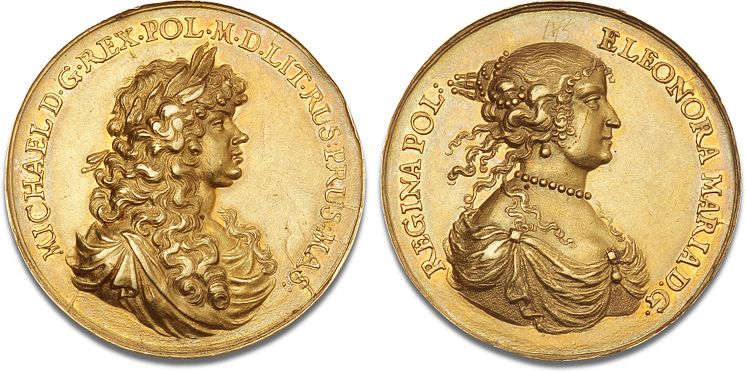 Polen og Litauen, Michael I, 1669-1673. Hammerslag: 400.000 kr.