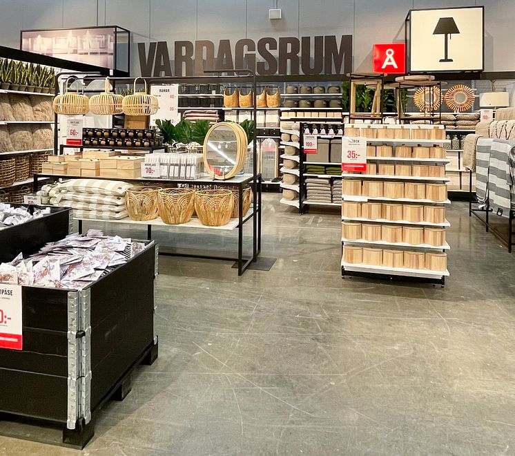 Åhléns Outlet Uppsala - Heminteriör Vardagsrum