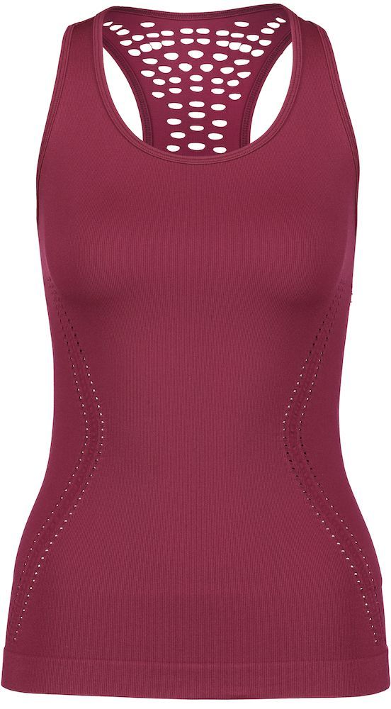 SOC W Flow Seamless Singlet_Red_Front