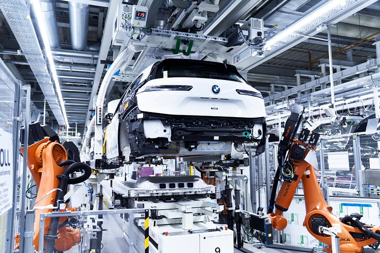 BMW iX i produksjon