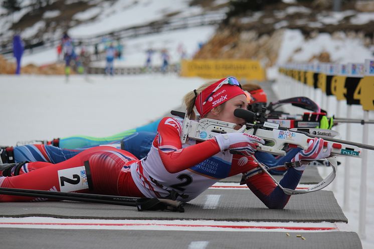 Emilie Kalkenberg,skytebane, jaktstart ungdom kvinner, junior-vm2016 