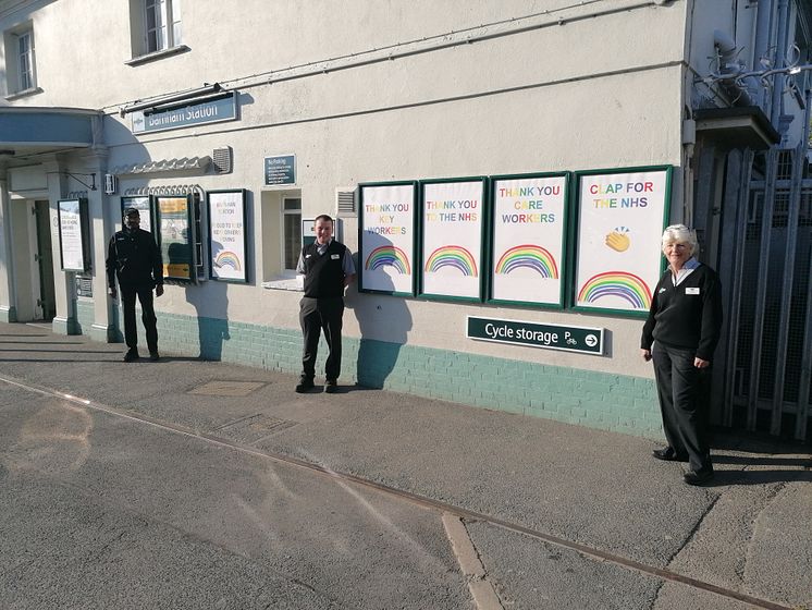 Barnham station rainbows