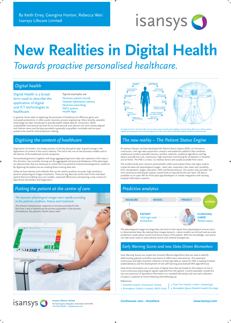 New Realities in Digital Health