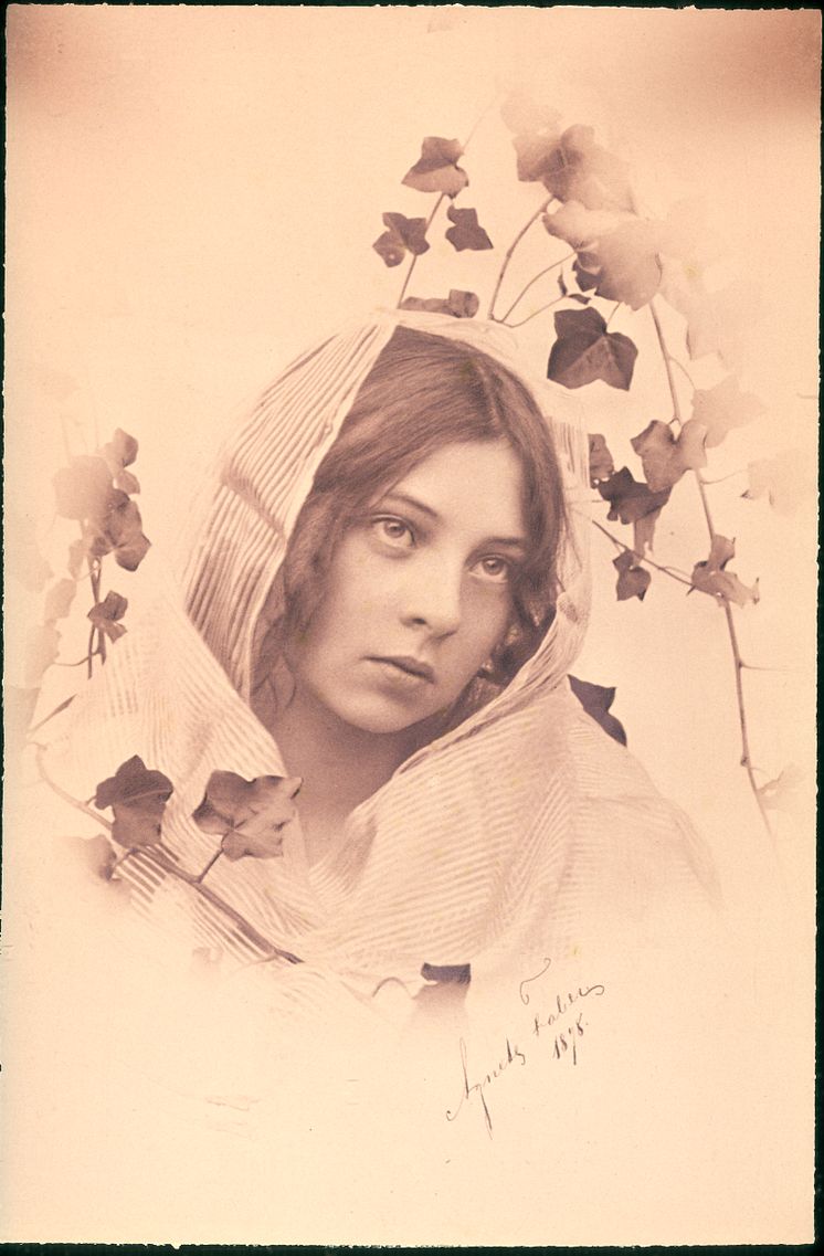 Sigrid Undset fotografert i Kalundborg i 1898