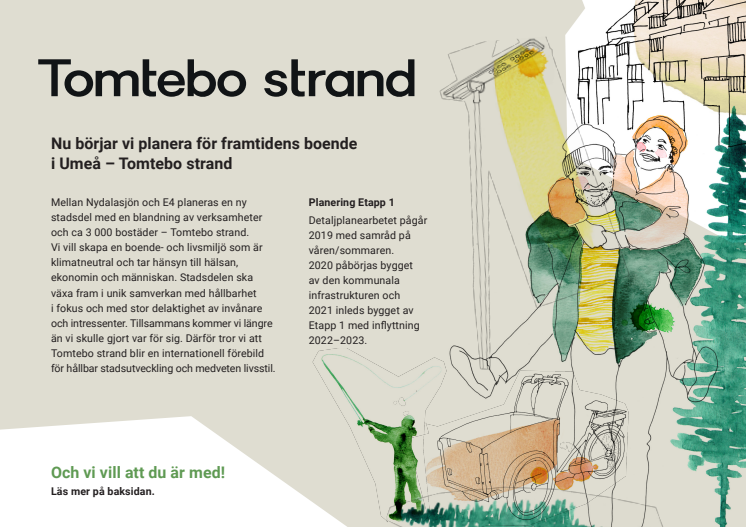 Informationsblad till boende om Tomtebo strand