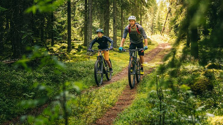 Biking Dalarna. Foto Per Hagdahl.