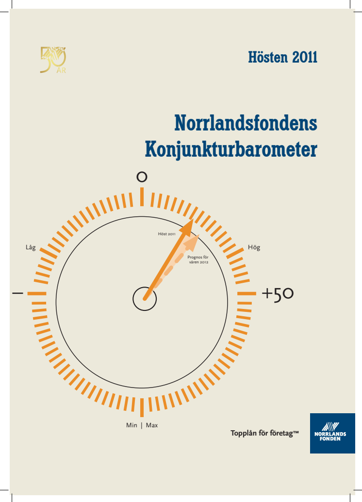 Norrlandsfondens konjunkturbarometer hösten  2011