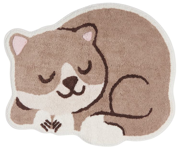 NYHET! Bath mat Cat 55 x 70 cm Beige Cotton 14,90 eur.jpg