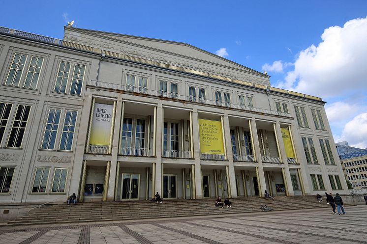 Opernhaus Leipzig auf dem Augustusplatz