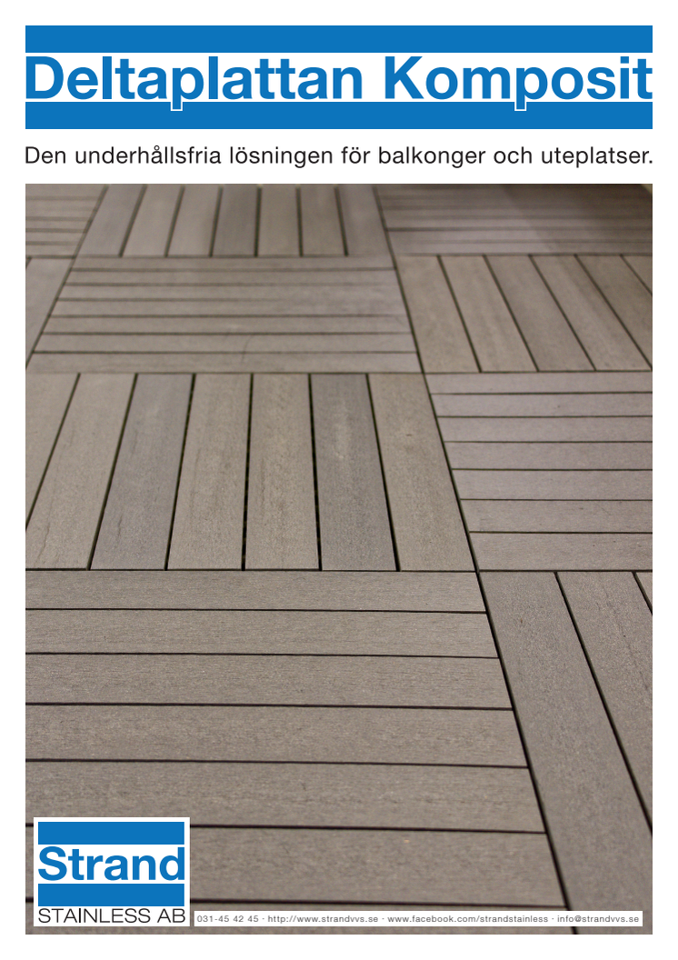 Teak- och kompositfolder
