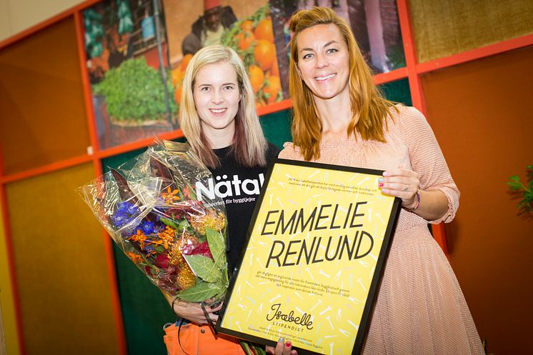 Emmelie Renlund blev årets Isabellestipendiat. Foto: Stockholmsmässan/Gustav Kaiser