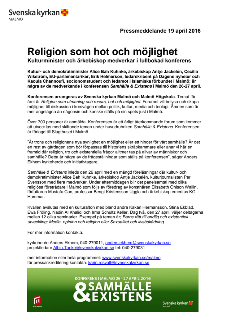 Religion som hot och möjlighet