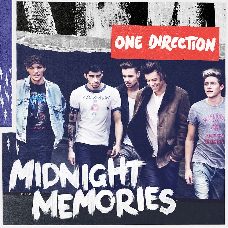One Direction - Midnight Memories albumomslag