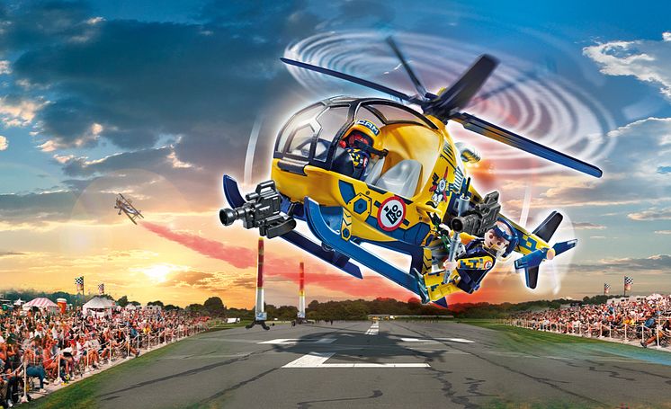 Air Stuntshow Filmcrew-Helikopter (70833) von PLAYMOBIL