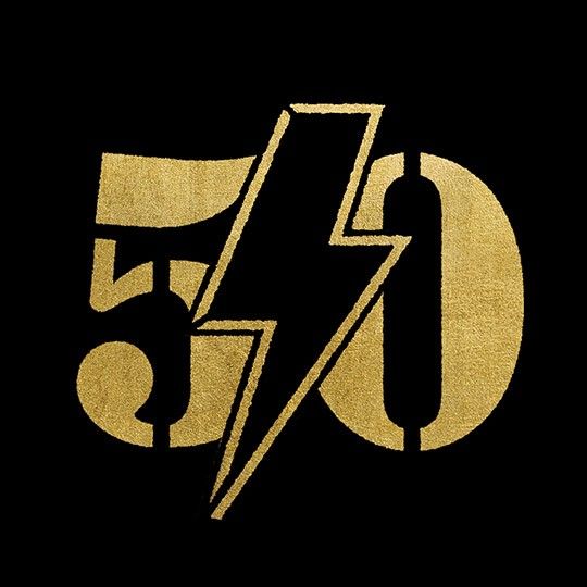 ACDC 50 years logo