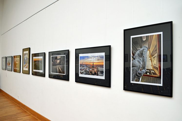 Einblick in die Ausstellung des Fotowettbewers "LEIPZIG´15...augenKLICKmal!"