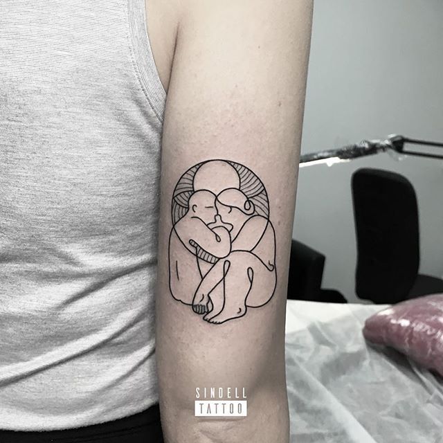 Vigeland-inspired tattoo