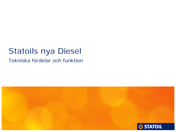 Statoils nya diesel