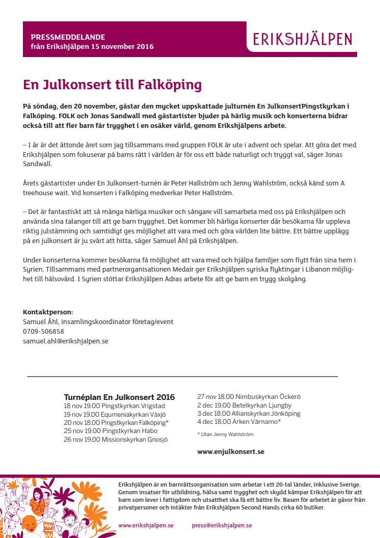 En Julkonsert till Falköping