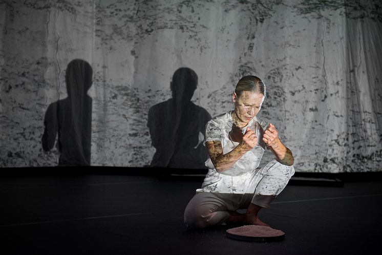 Helena Franzén i EXTENDED. Foto Håkan Jelk, Dansmuseet