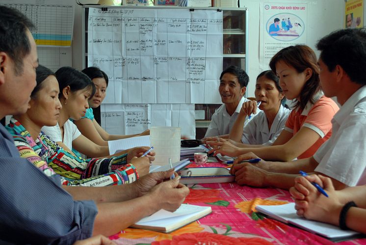 Nyckelgrupp i kommunen Dai Xuyen i Quang Ninh-provinsen.