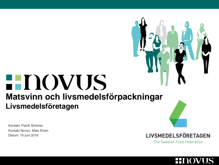 Livsmedelsföretagens undersökning om svenskarnas inställning till livsmedelsförpackningar