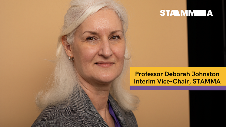 Professor Deborah Johnston Interim Vice-Chair, STAMMA