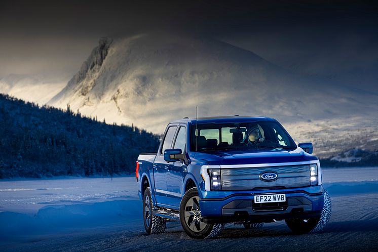 Ford F-150 Lightning Norge vinter 2023