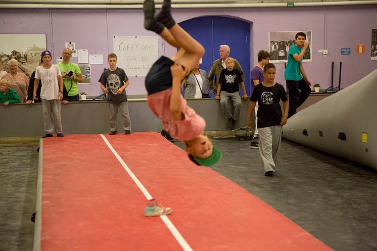 Air Wipp Parkour Camp 2014 i Helsingborg