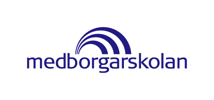Medborgarskolan Logotyp Blå
